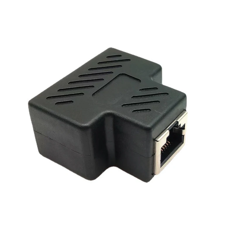 Разветвитель RJ45 соединители адаптер соединитель удлинитель женский от 1 до 2