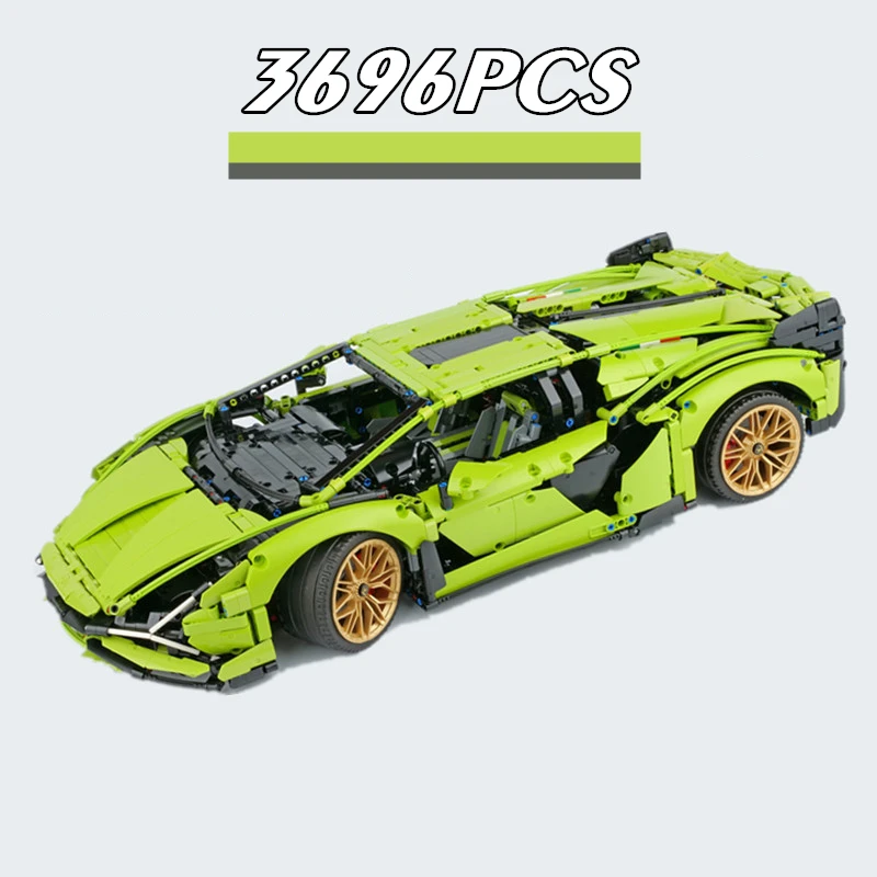 

Fit 42115 Technical Lamborghinis Car SIAN Roadster Model FKP37 Kit Model Building Blocks Bricks Boys Toys Children Kid Gift