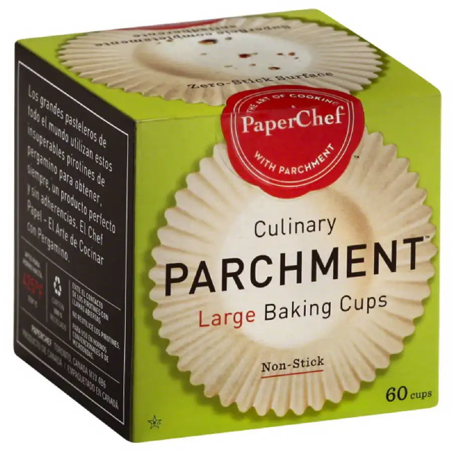 

Culinary Parchment Large Baking Cups, 60 count, (Pack of 12)