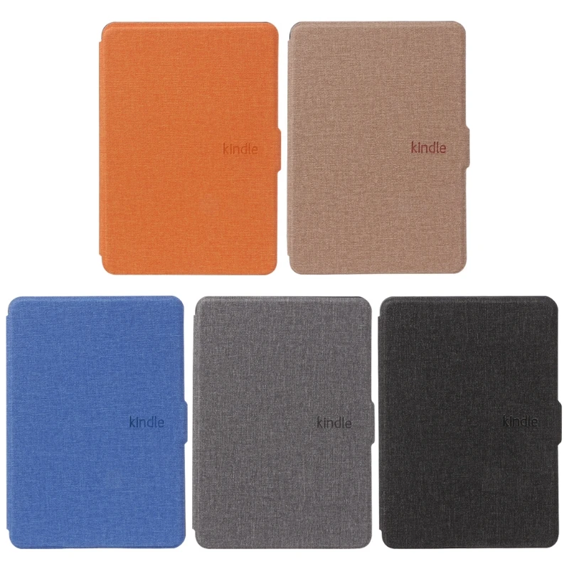 

Ultra Slim Fabric Texture Folio Flip for CASE Protective for shell Skin Cover For Kindle Paperwhite 1/2/3 6Inch