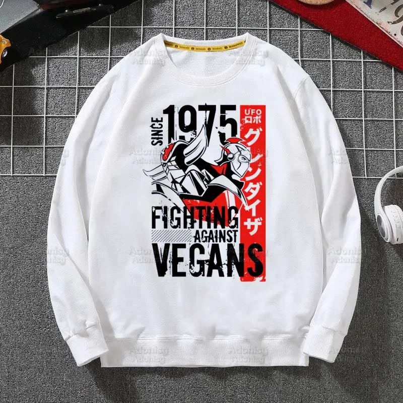 Толстовка Goldorak с роботом НЛО Космический Свитшот Harajuku ультрабук ностальгия