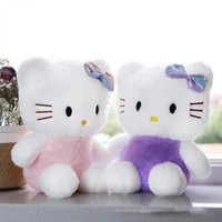 25cm sanrio hello kitty doll kawaii cute cartoon soft plush toy pp cotton material for children bedroom sofa decor 3colors style