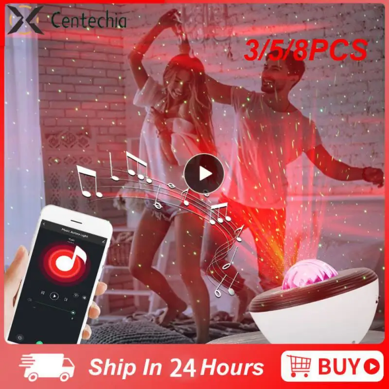 

3/5/8 шт., настольная лампа для воспроизведения музыки