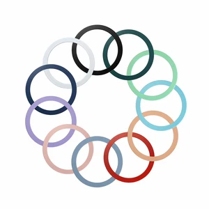 5pcs sticker ring for magsafe wireless charging for iphone 13 pro max 12 mini mobile phone magnetic wireless charger metal plate free global shipping