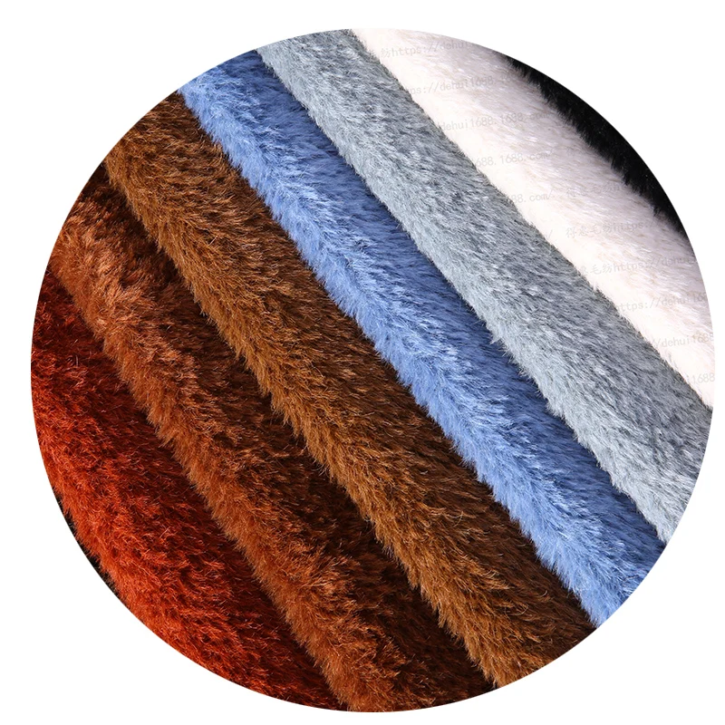 

Alpaca Fabric Brand Fashion Design Autumn Winter Coat Thick Cloth by the Meter Diy for Sewing Diy Material Wholesale