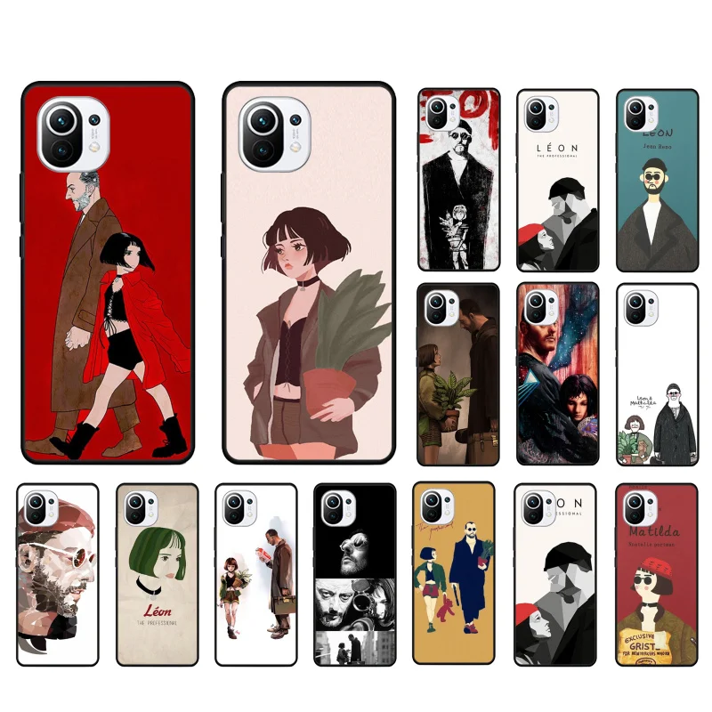 

Leon Matilda Natalie Portman Phone Case for Xiaomi 12 Mi 10T 11T 11 Pro 10 10T 11 lite 10pro 11Ultra Poco X3 Pro Poco F3 M3