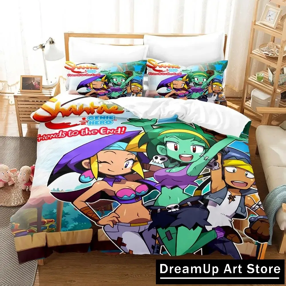 Комплект постельного белья Shantae Half-Genie Hero пододеяльник покрывало на кровать с
