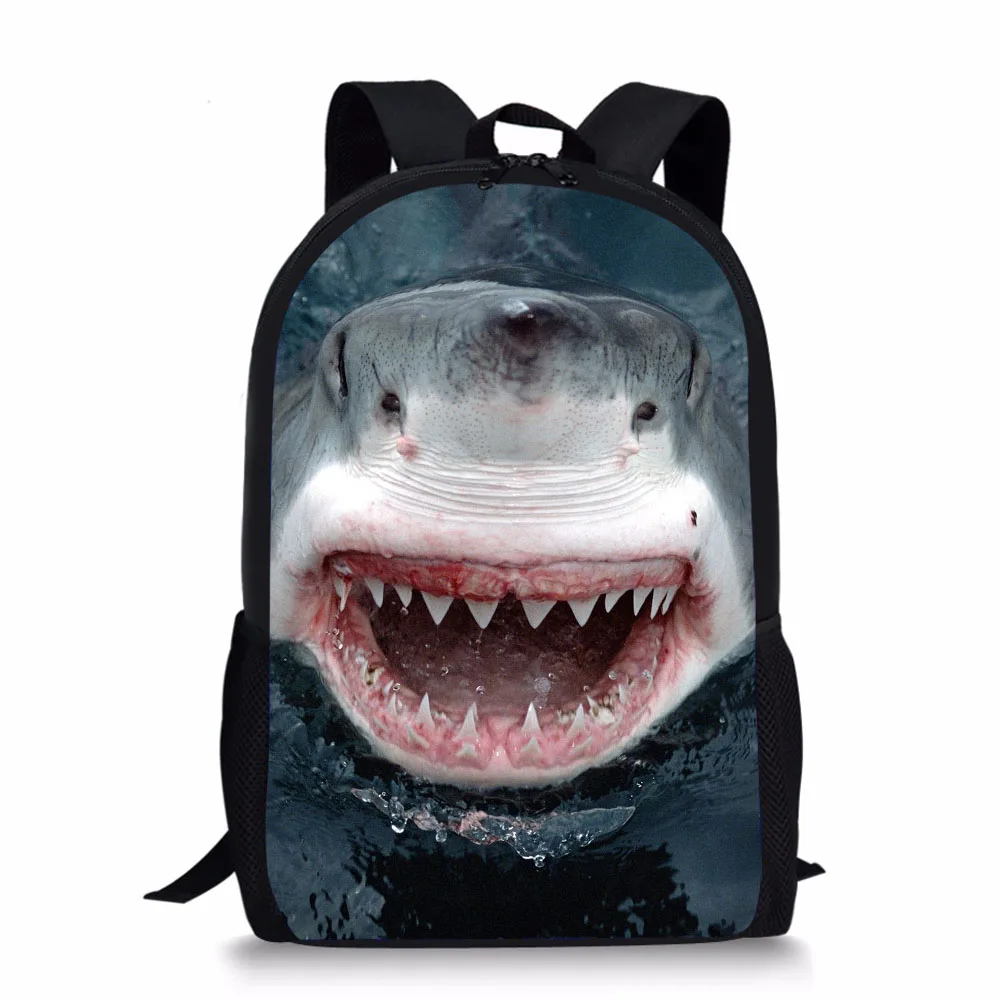 Shark Printing Backpack for Kid Shoulders Bag Fashion School Bag for Teenage Girl Children Travel Plecaki Szkolne