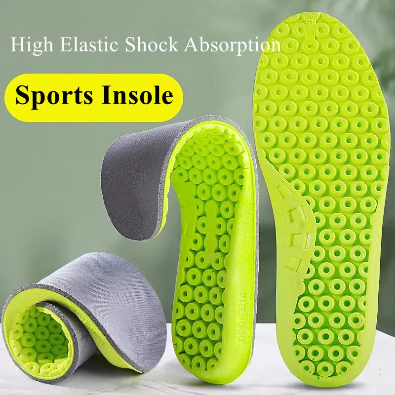 

New Sports Insole Shock-Absorbing Soft Breathable Sweat-wicking Deodorant Shoe Inserts Anti-slip Template for Men Women Insoles