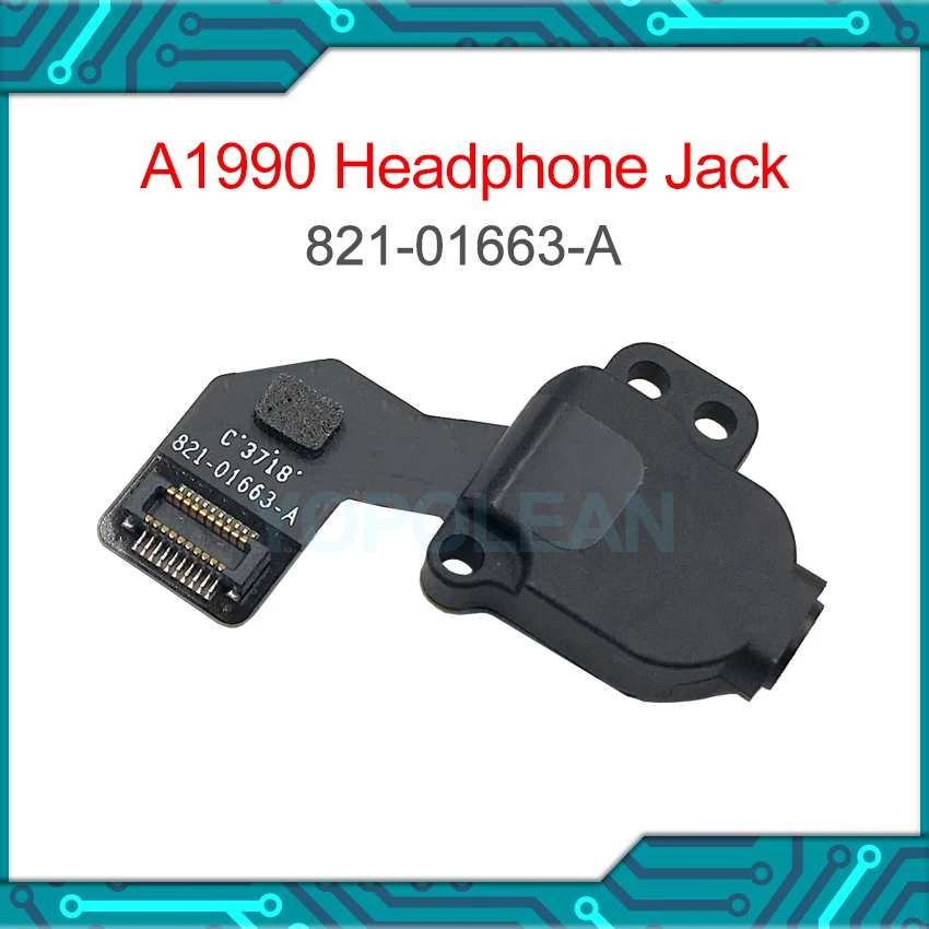 

New Audio Headphone Jack Flex Cable Connector 821-01663-A For Macbook Pro 15" A1990 2018 2019 Year