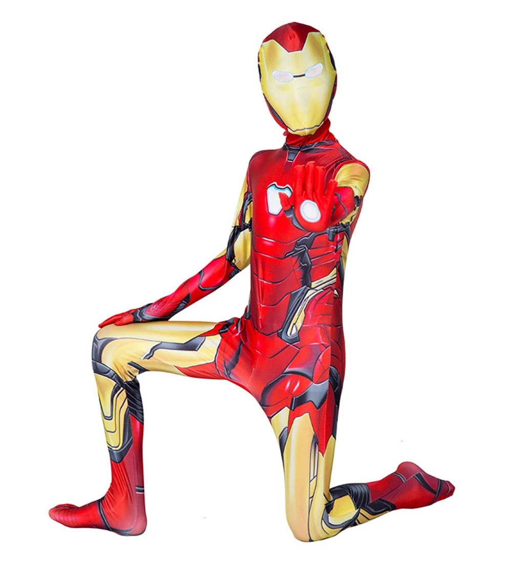 Новинка Золотая деталь с маской взрослые и детские супергерои Детский