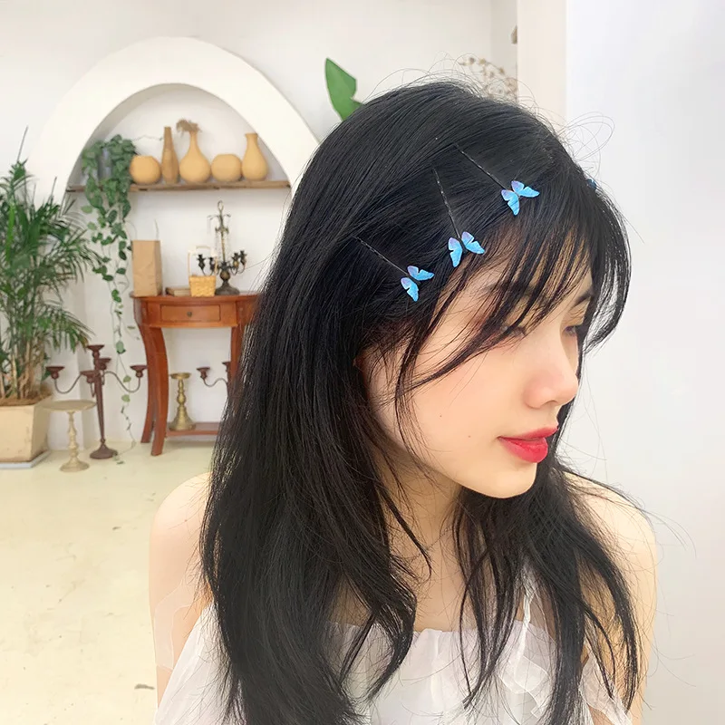 

Super Fairy Dream Butterfly Hairpin Side Clip Dream Sweet Word Clip Side Clip Maiden Hair Accessories Hairbows for Girls