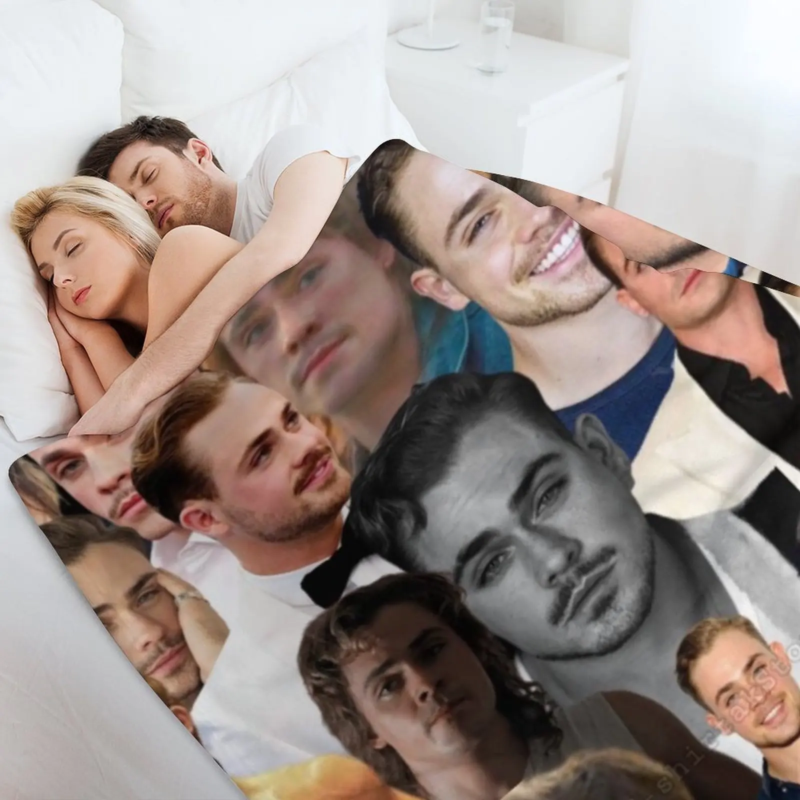 dacre montgomery фотоколлаж пледы идеи подарков на день Святого Валентина волосатые