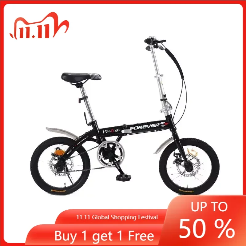 

2021 Hot Sell Folding Female Ultra Light Portable Bicycle Small Shift Mini 16 Inch Adult Student Stringed Instruments LSL125YH