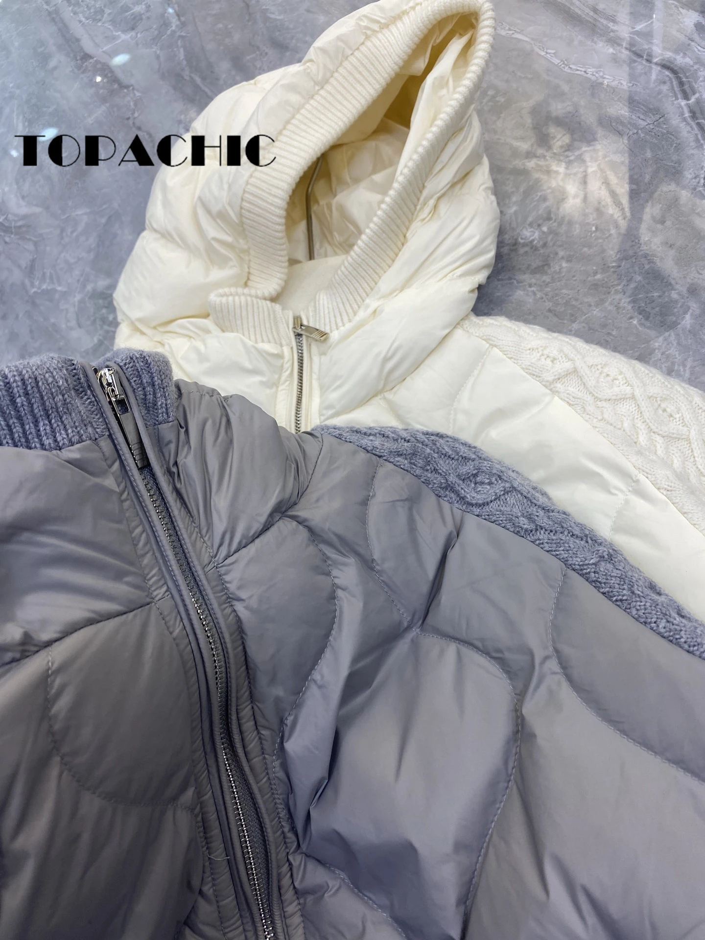 11 21 TOPACHIC Женская Удобная полосатая трикотажная куртка с длинным рукавом узором