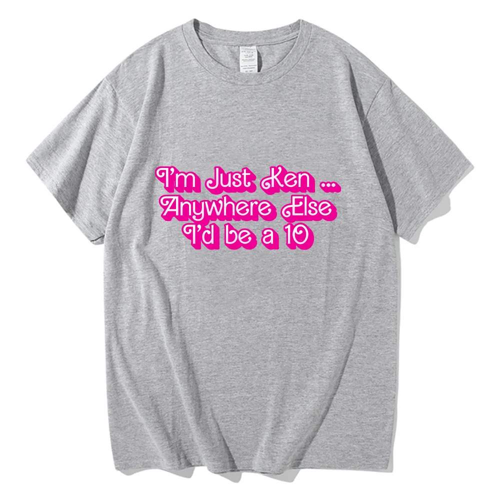 Футболка I'm Just Ken RyanGosling на лето футболка высокого качества Funko Pop хлопковая