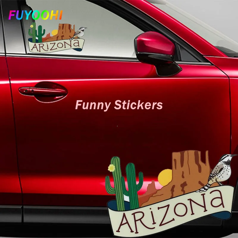 

FUYOOHI Exterior/Protection Funny Stickers Arizona Sunscreen Waterproof PVC Decal Fashionable Refrigerator Surfboard Car Styling
