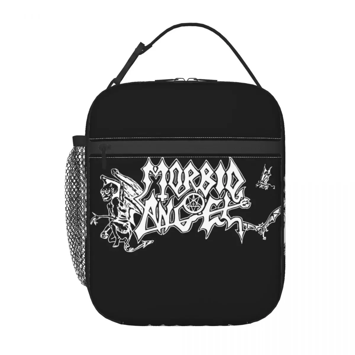 Термоизолированная сумка для ланча с логотипом Morbid Angel путешествий многоразовая