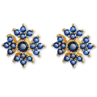 snowflake crystals mens luxury piercing earrings for women modern womens jewelry gold stud earrings 2022 trend new accessories