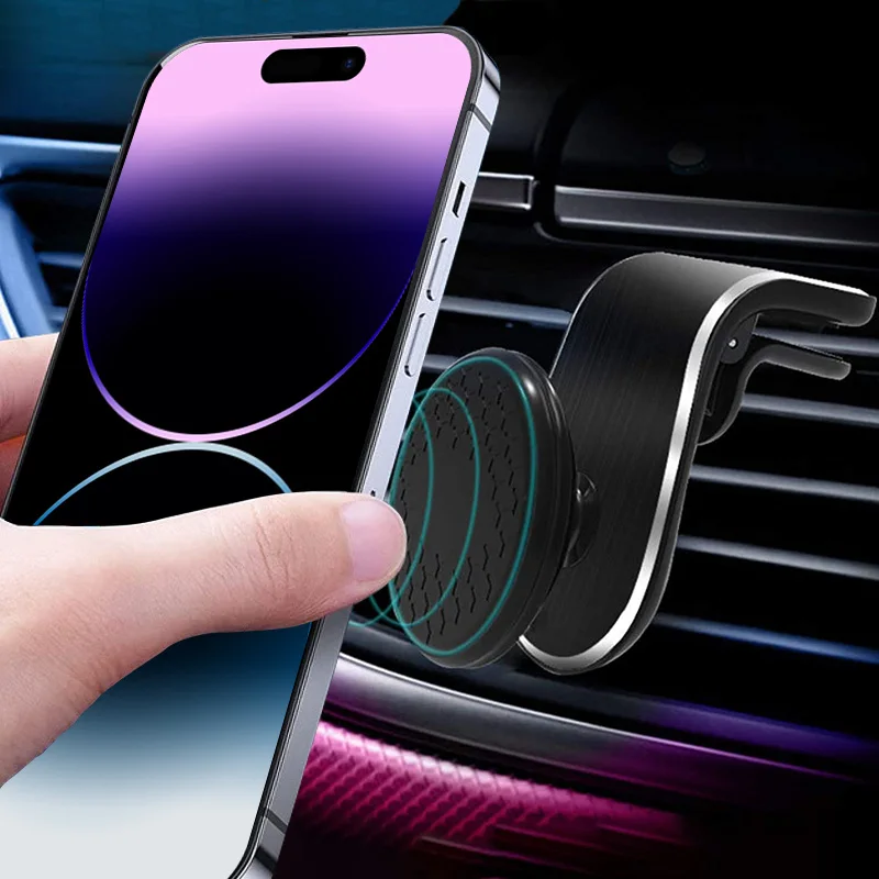 

360 Magnetic Universal Car Phone Holder Air Vent Magnet Mount Mobile Phone Stand for iPhone 14 13 Huawei P40 P50 Samsung POCO LG