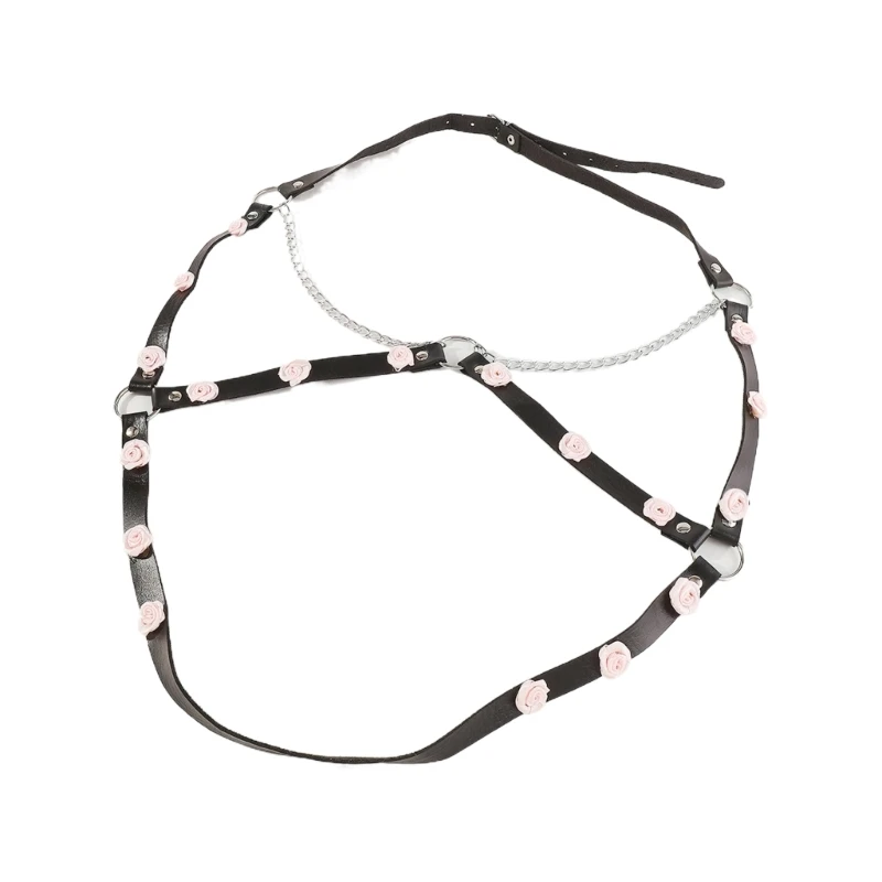 

Gothic Punk Bra Body Bondage Sexy Chain Underwear Accessory Clothes Bra 264E