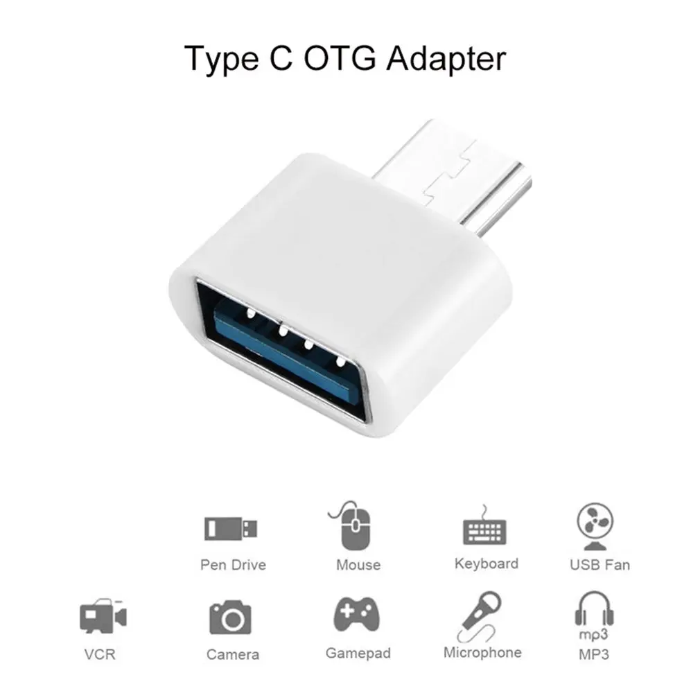

New 1pc Type C Female To Micro USB Male Adapter Converter Connector for Samsung huawei xiaomi