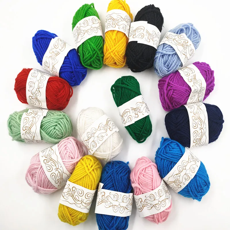

12Roll Milk Cotton Crochet Yarn Anti-Pilling Cotton Fine Quality Hand Knitting For Cardigan Scarf Baby Soft DIY Yarn Supplies