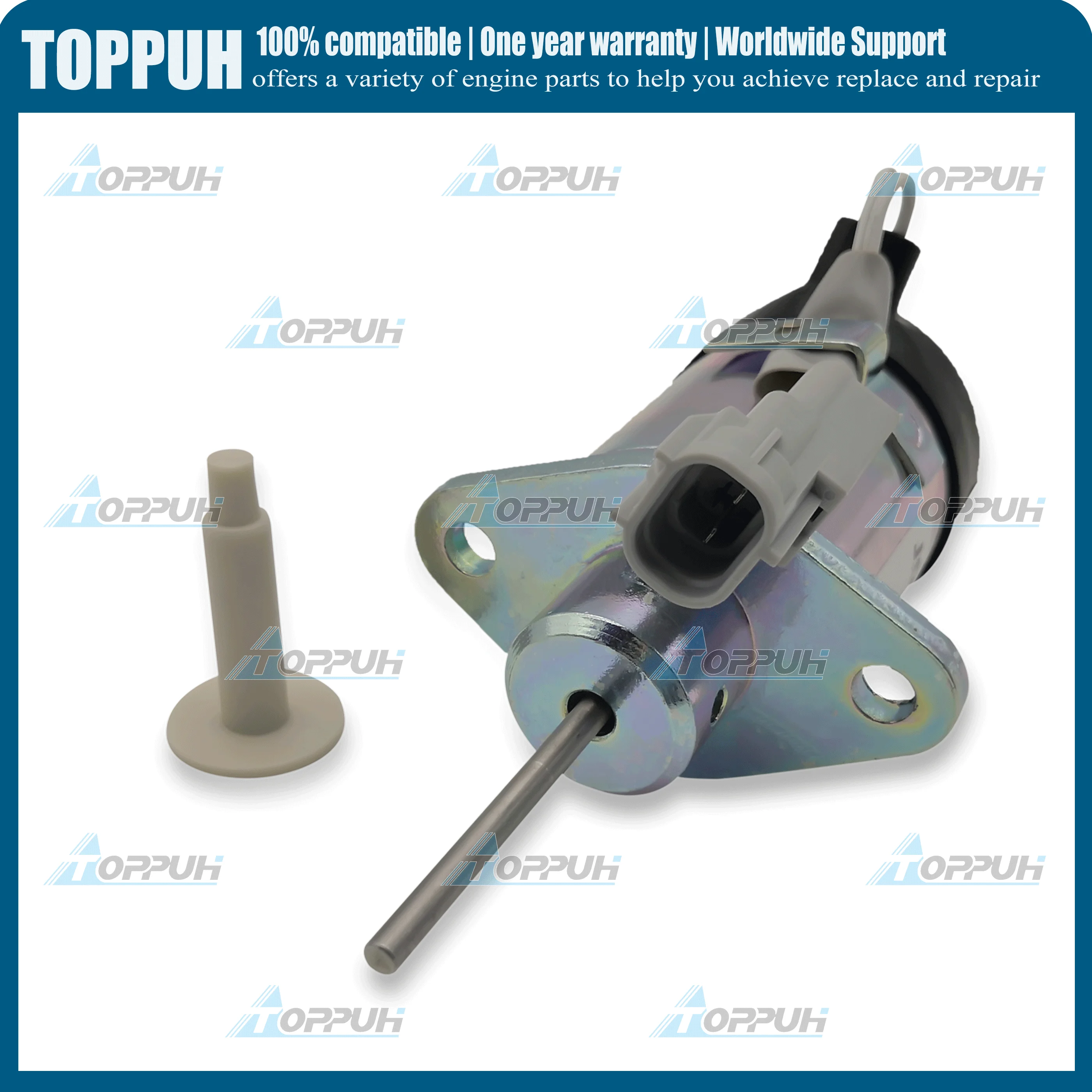 

PS45CZ250 топливный запорный Электромагнит 12 В для Kubota Электромагнит исполнительного механизма D1503 V2203