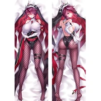 new pattern genshin impact sexy rosaria anime dakimakura pillow case fullbody hugging otaku waifu pillowcase peachskin
