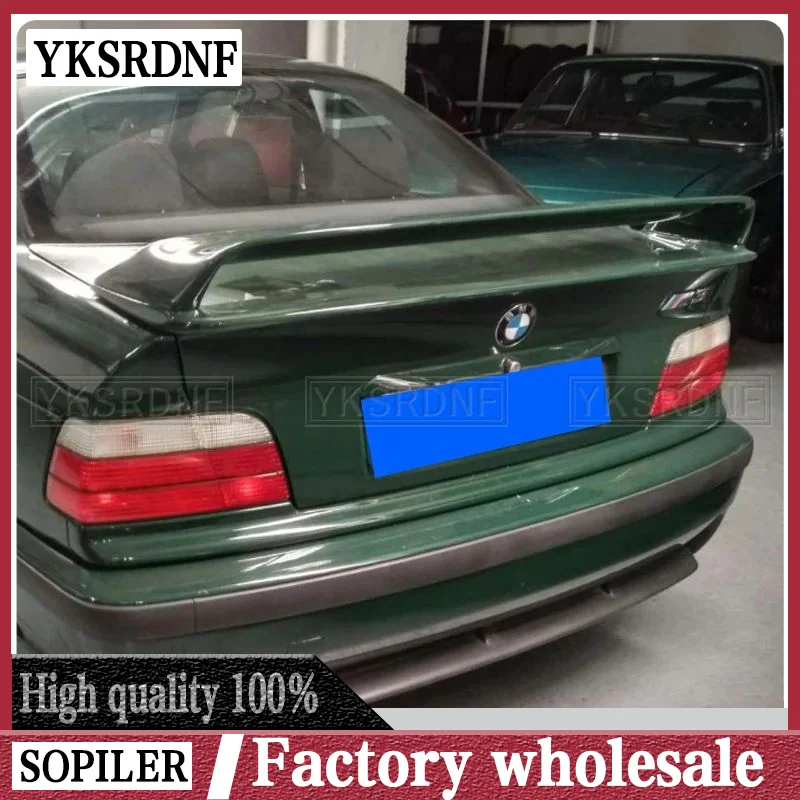 

Спойлер для BMW 3 серии E36 1990-2000, черный или матовый черный спойлер из АБС-пластика для BMW E36 M3, заднее крыло