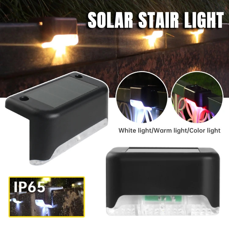 

Solar Lamp Deck Outdoor Garden LED Lights Waterproof Balcony Lighting Decoration For Patio Stair Fence Solar Light Outdoors Step