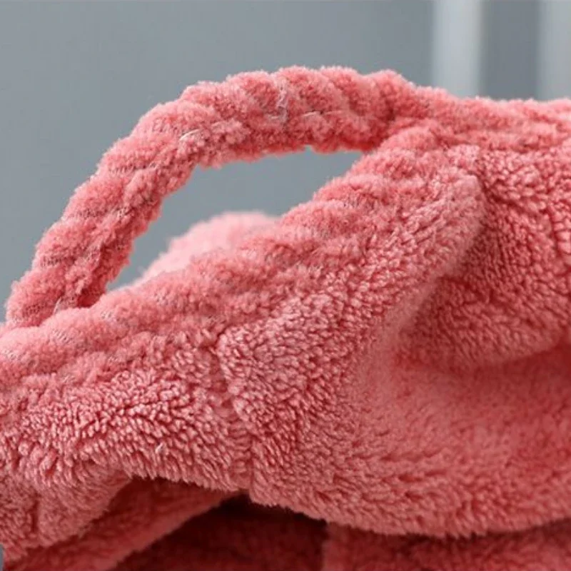 Утолщенное коралловое бархатное полотенце банное для взрослых бытовое