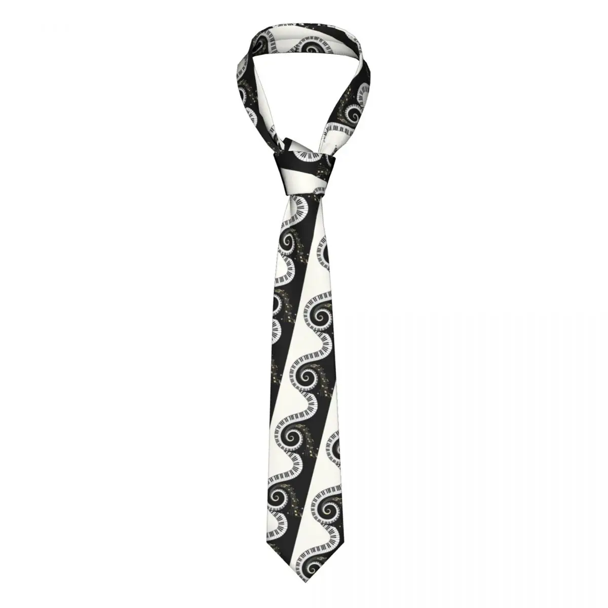 Piano Keyboard Art Neckties Unisex Skinny Polyester 8 cm Mus