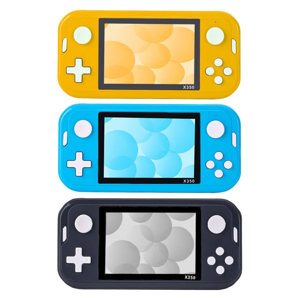

X350 3.5 inch IPS HD Screen 8G Built-in 6800+ Games Handheld Game Player Retro Video Gaming Console for GBA/MD/FC 10 Emulator