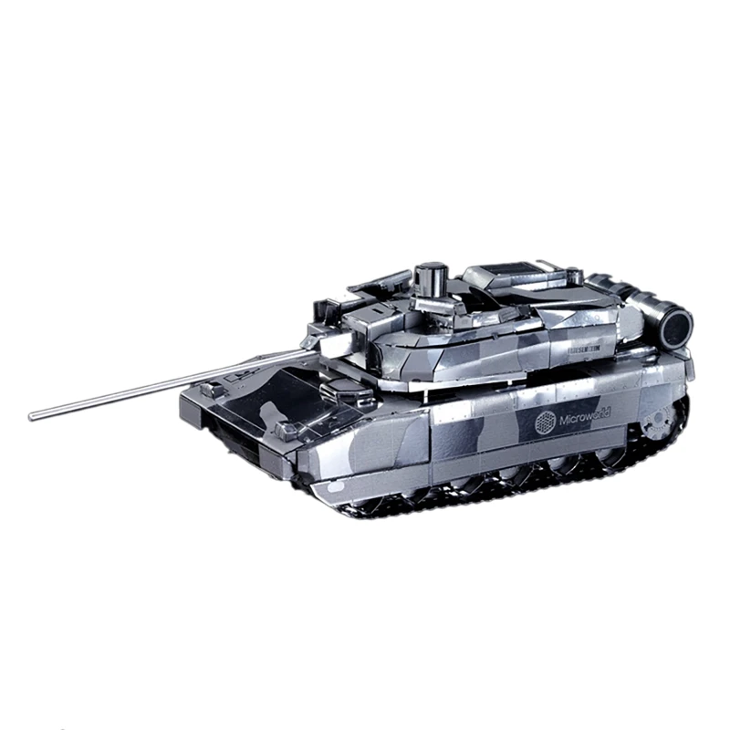 

Microworld DIY Assembly Model Main Battle Tank 3D Three-Dimensional Metal Puzzle Educational Toy Ornaments Creative Gifts