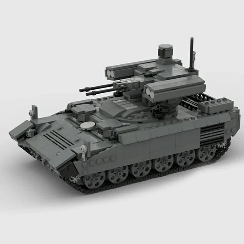 Строительные блоки Moc Терминатор военной модели металлическая технология