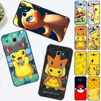 bandai cartoon pokemon pikach phone case for samsung j 2 3 4 5 6 7 8 prime plus 2018 2017 2016 core