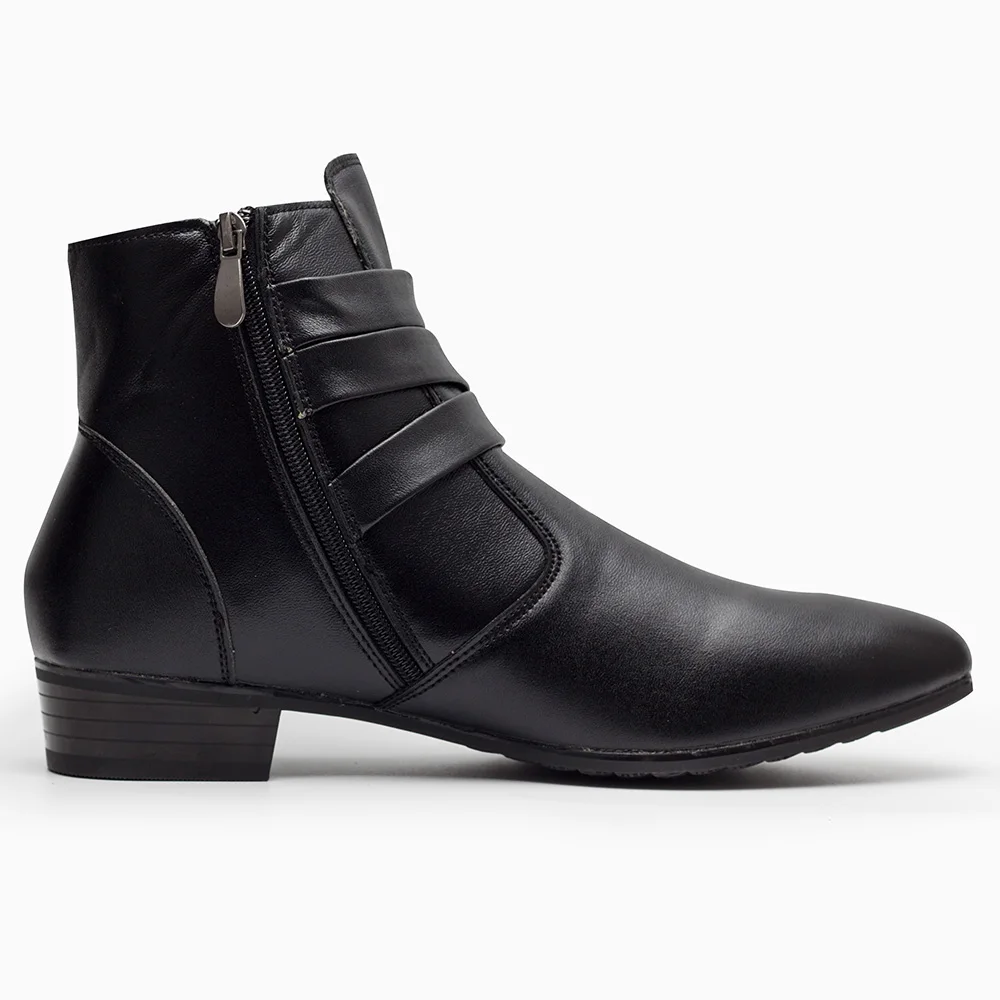 

2022 Fashion Men Shoes Soft Leather Autumn Boots Men Waterproof Warm Shoes Men Comfortable Ankle Boots Man