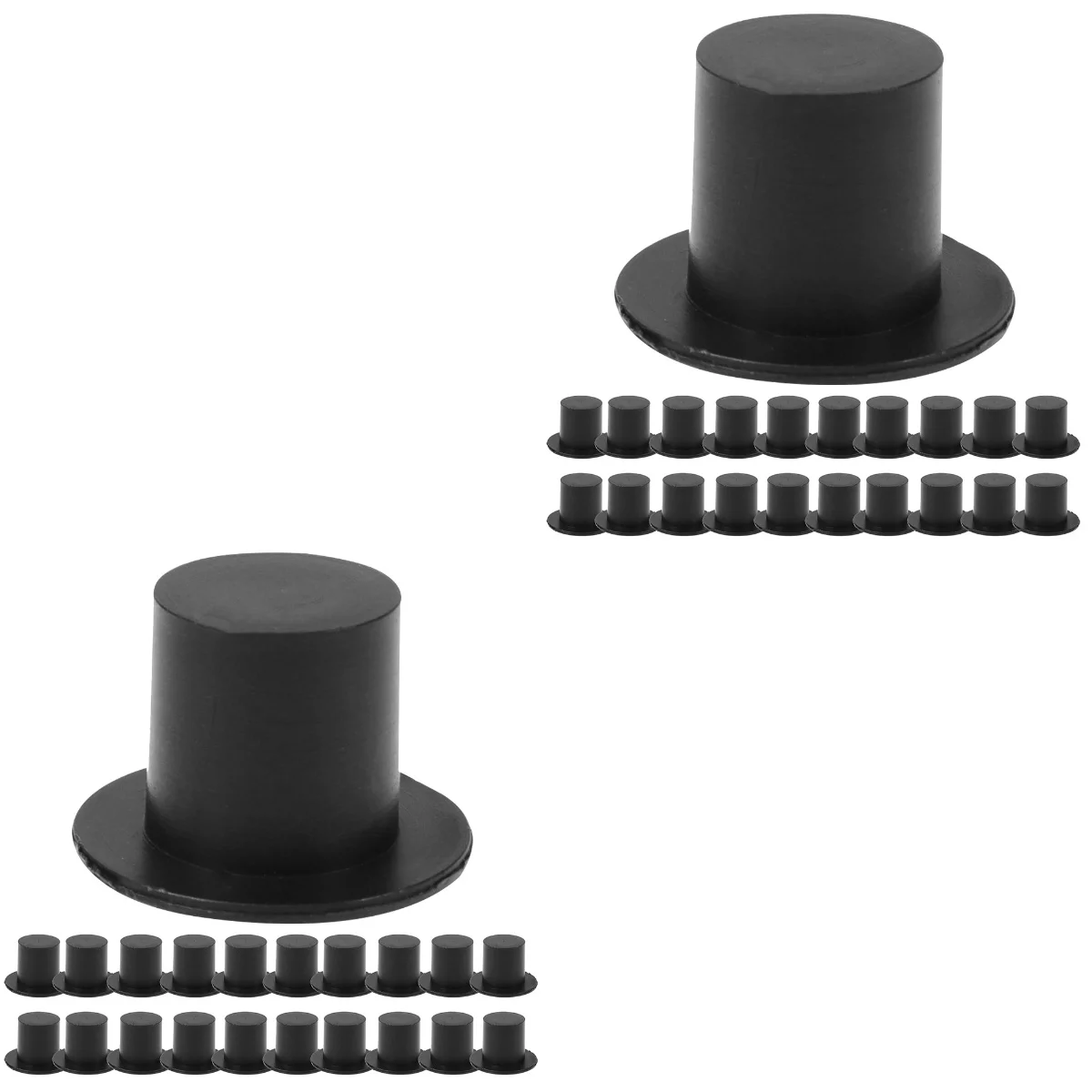 

Hats Minihat Snowmansmall Crafts Party Miniature Decorative Tiny Winedelicate Lovely Decor Black Topper Magician Resistant Wear