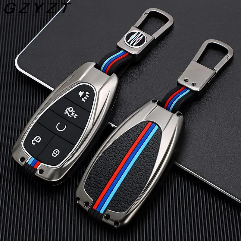 

Zinc Alloy Remote Key Fob Case Cover For Chevrolet Chevy Camaro Malibu Cruze Spark Volt Bolt Trax Sonic 2016-2020 Cover Bag