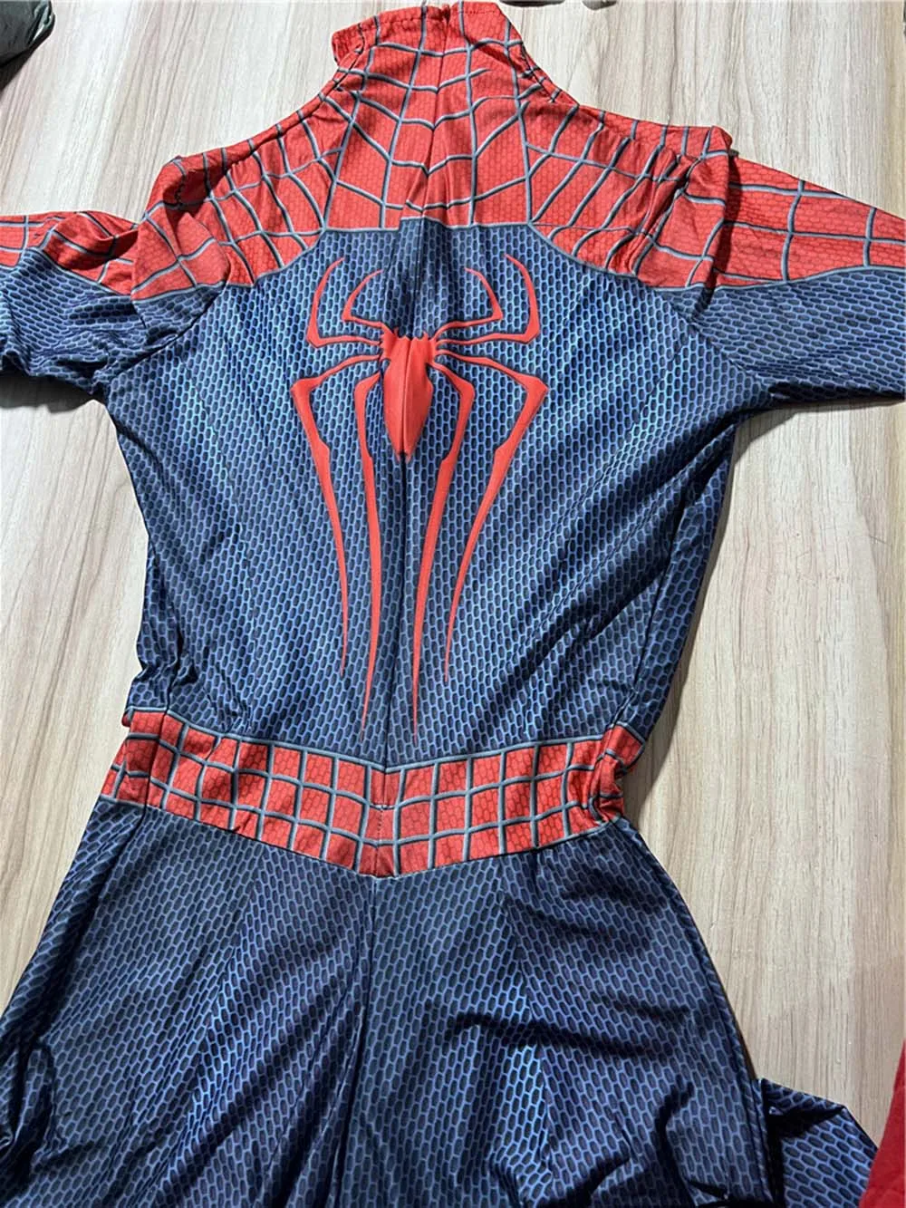 Фото Костюм для косплея Человека-паука TASM 2 для взрослых мужчин, супергеройский комбинезон с 3D-принтом, эластичный зентай, цельный боди для Хэллоуина, комик-конов и вечеринок №5