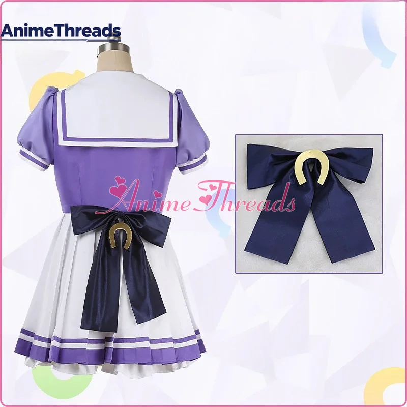Фото Костюм для косплея Uma Musume: Pretty Derby Special Week Tracen Academy School Uniform с длинными рукавами, полный комплект, на заказ №3