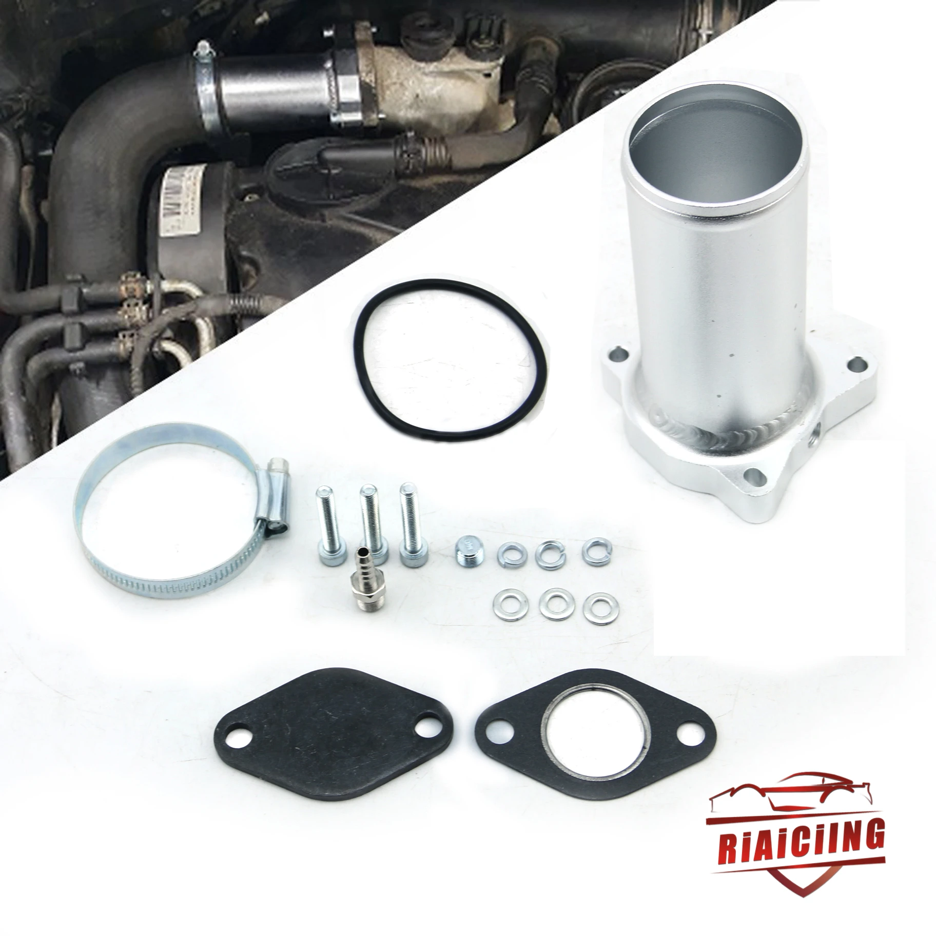 Комплект сменных труб для дизельного топлива EGR 57 мм подходит VW 1 9 TDI 130 160 BHP