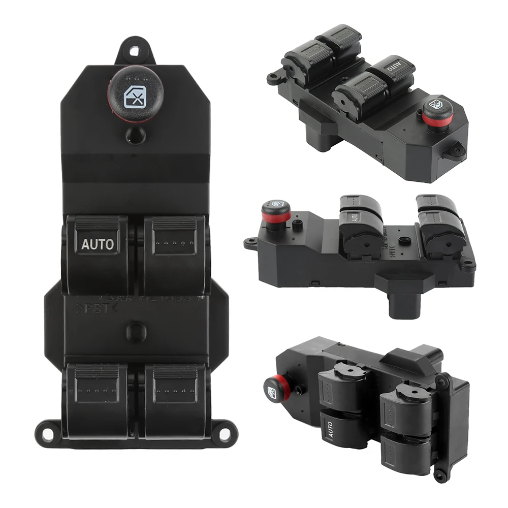 

Черный электрический выключатель окон, электрические переключатели переднего левого стекла для Honda CRV Fit 2001-2005