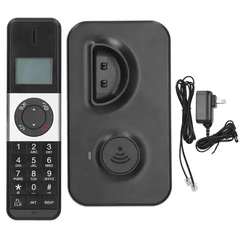 Цифровой беспроводной телефон с идентификатором вызова, звонки в режиме громкой связи, фиксированный телефон, домашний стационарный телефон для офиса, отеля, дома, 100-240 В, вилка стандарта США