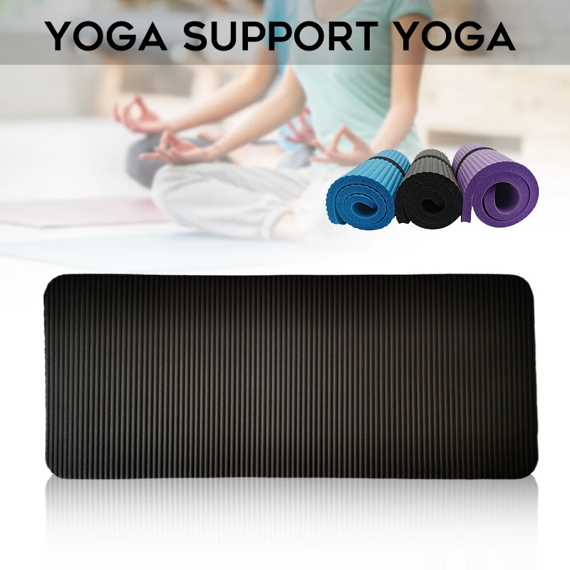 

Yoga Pilates Mat Thick Exercise Gym Non-Slip Workout 15mm Fitness Mats Trainers Force Core Training Tool Home Massage Pad