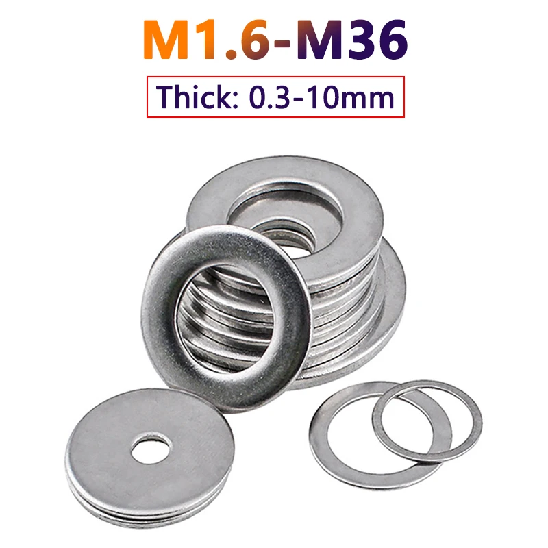 

Шайбы из нержавеющей стали M1.6-M36