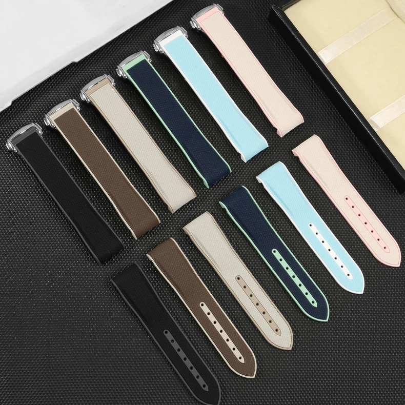 Силиконовый ремешок AOOW для Omega x Swatch Moonswatch 20мм