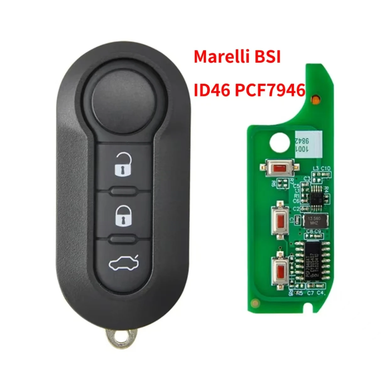 Автомобильный ключ Sunshine для Fiat 500L Ducato Citroen Jumper Peugeot Boxer Marelli 500 Doblo Grande Punto Delphi PCF7946 433