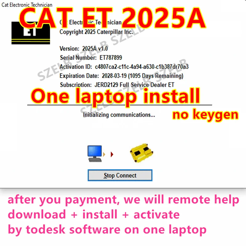

2025 Cat ET 2025A Электронный техник + SIS 2021 для красного кота + Cat Perkins EST 2025A Программное обеспечение 3 в 1 удаленная помощь быстрой установки